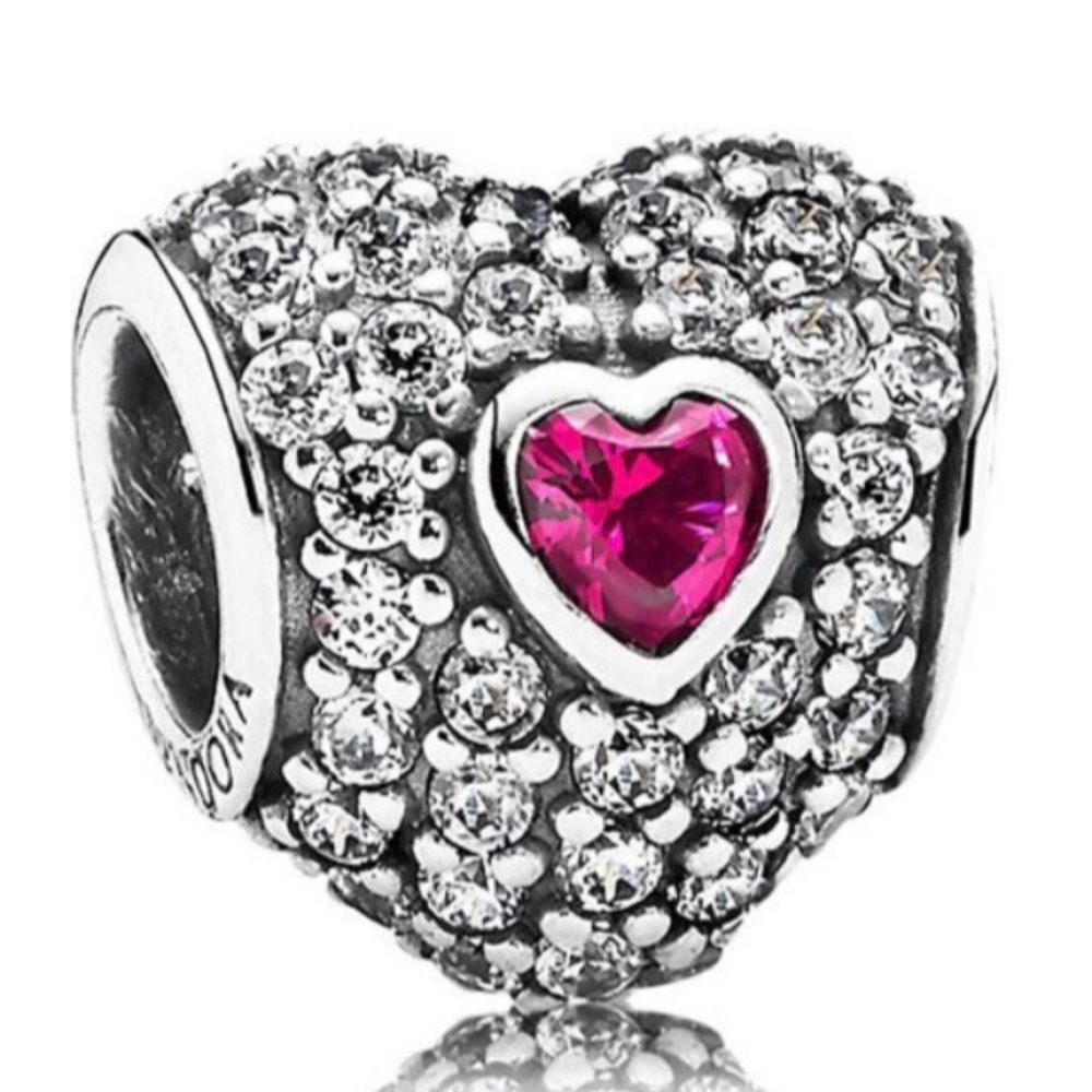 Pandora In My Heart Charm, 791168SRU